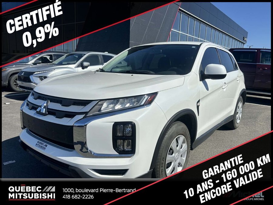 2021 Mitsubishi RVR ES Traction avant, Sièges chauffants, Connectivités White