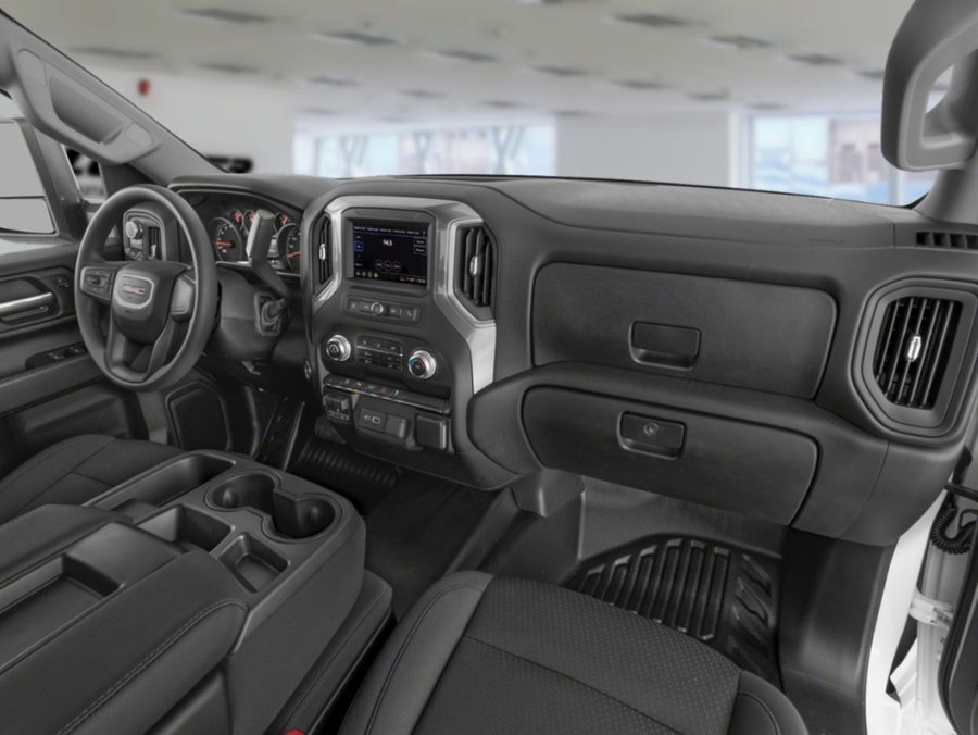 GMC Sierra 2500HD Pro cabine double 4RM 162 po 2024 Blanc sommet