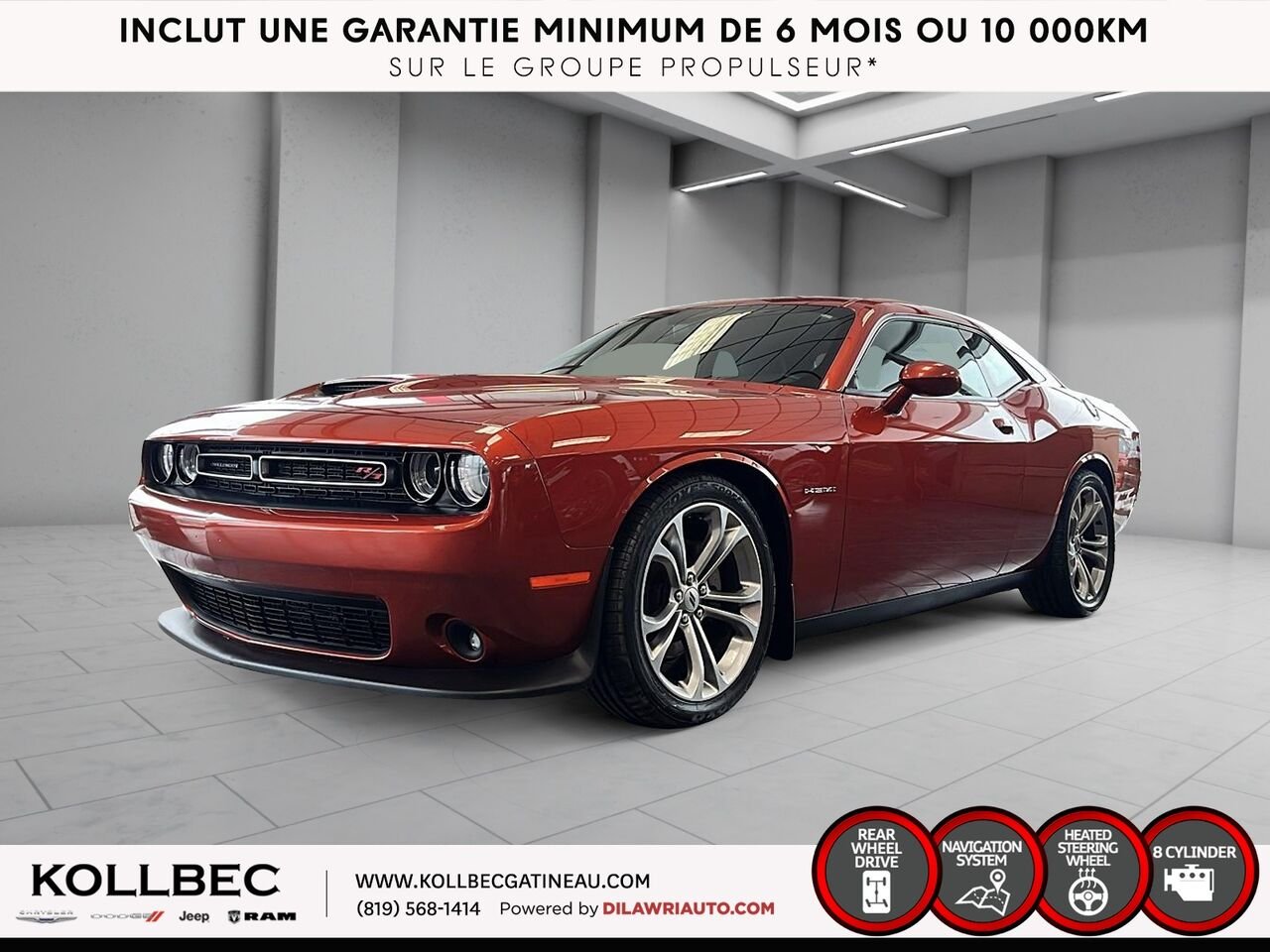 2021 DODGE CHALLENGER R/T Orange Ottawa & Gatineau - photo #0