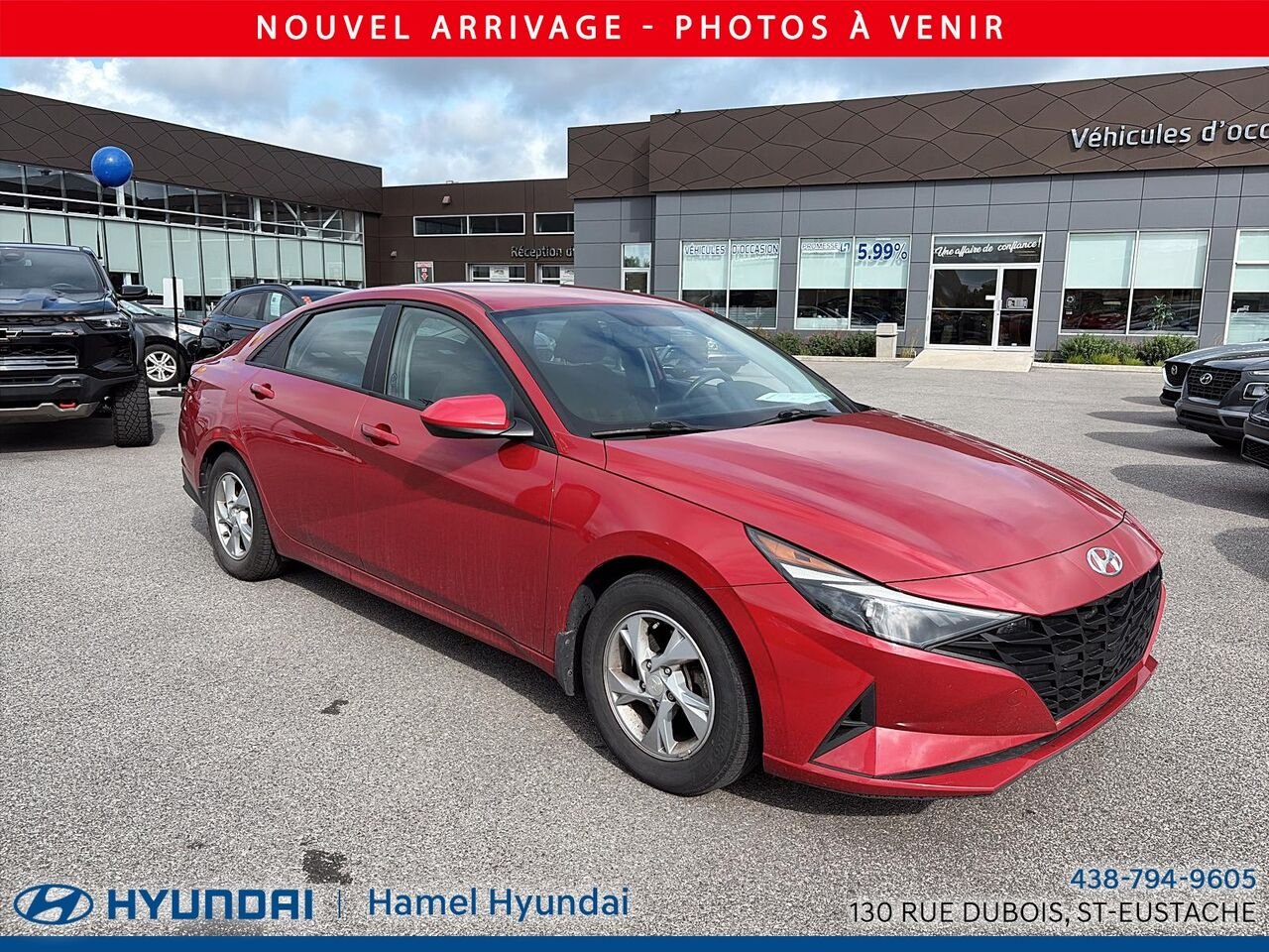 Hyundai Elantra 2021 Rouge Saint-Eustache - photo #1
