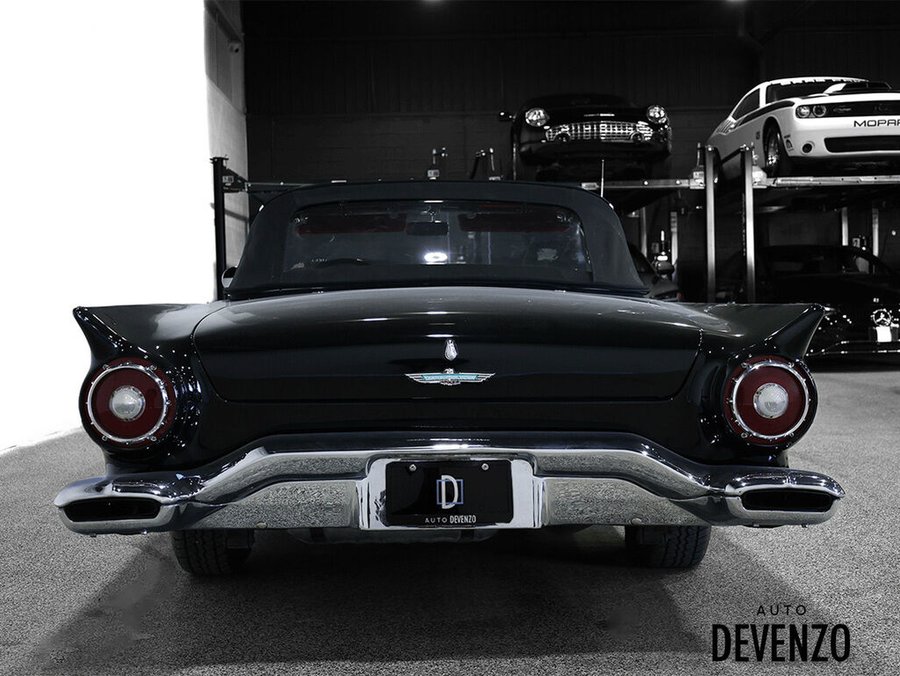 Ford Thunderbird 1957 1957 Noir