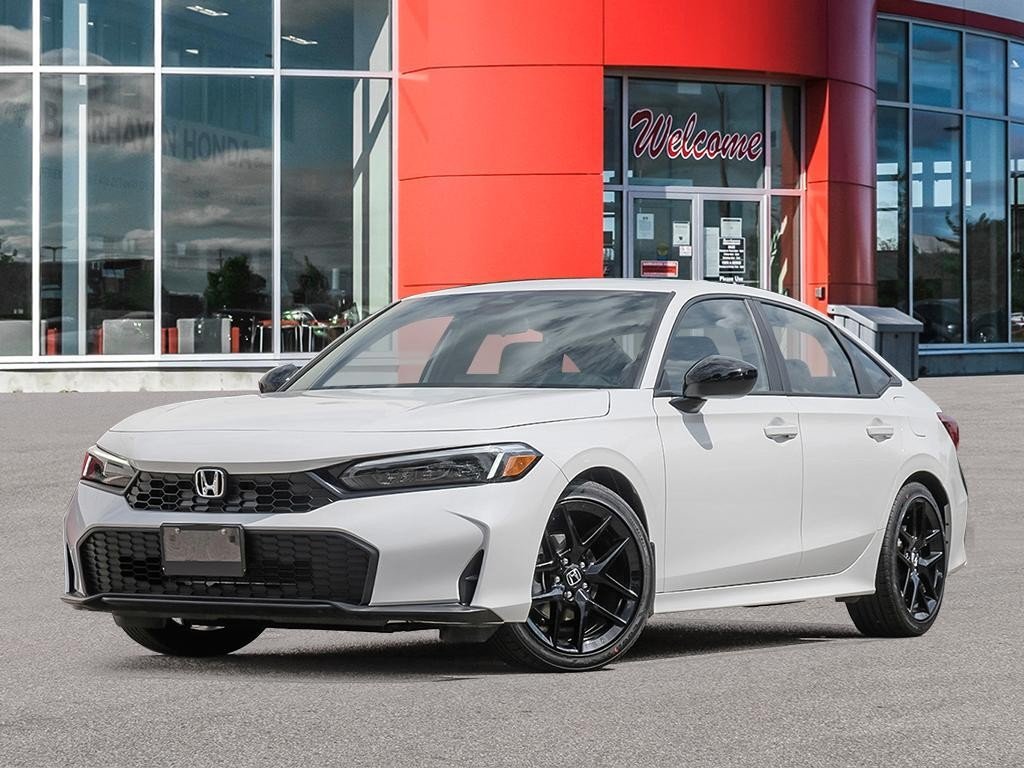 Honda Civic Berline Sport CVT Sedan 2026 Blanc platine nacré Ottawa & Gatineau - photo #0