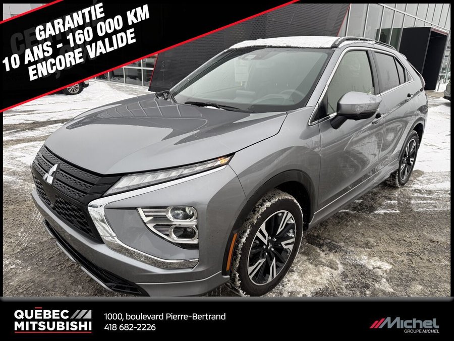 2023 Mitsubishi Eclipse Cross GT S-AWC, Cuir, Hud, Toit Pano, Démarreur à distance Grey