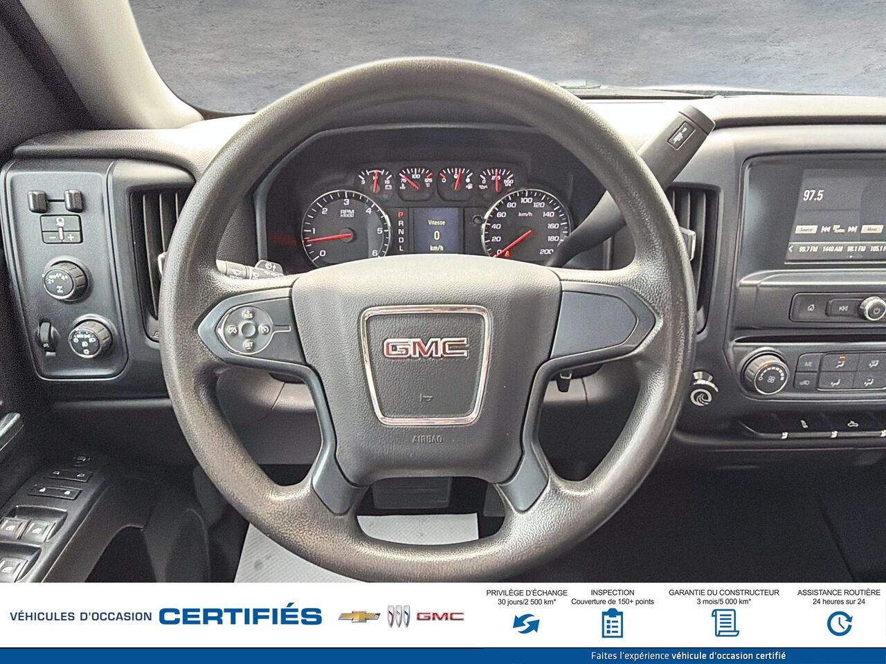 2018 GMC SIERRA K1500 Cabine double 4RM 143,5 po Black Montmagny - photo #9