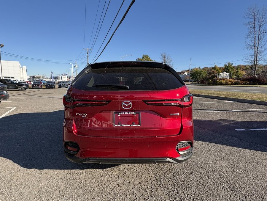 MAZDA CX-70 hybride rechargeable 2025 2025 Rouge vibrant cristal métallisé