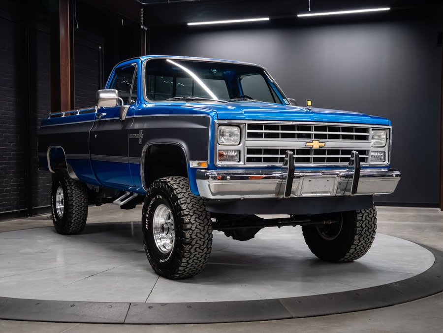 1987 Chevrolet K10 1987 Blue