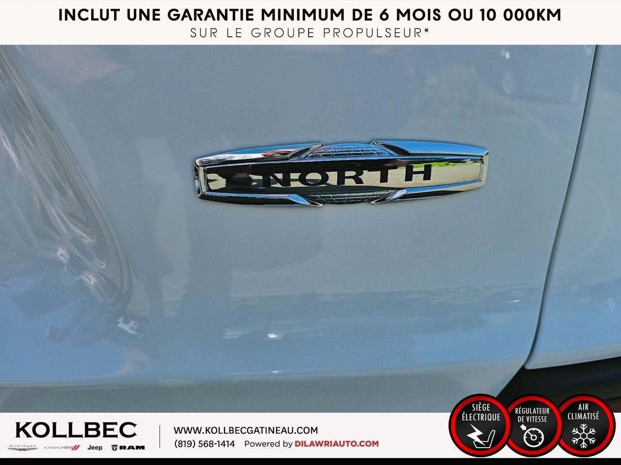 JEEP CHEROKEE 261101 | North 4x4 2019 Blanc Gatineau - photo #16