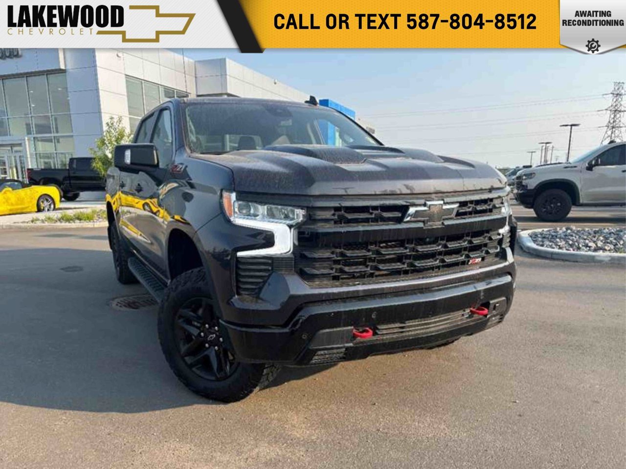 2024 Chevrolet Silverado 1500 4WD Crew Cab 147 LT Trail Boss Grey Sherwood Park - photo #0