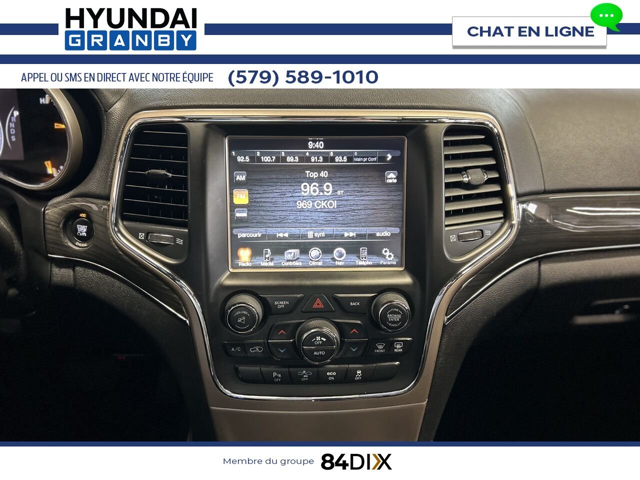 Jeep Grand Cherokee 2015 Blanc Granby - photo #17