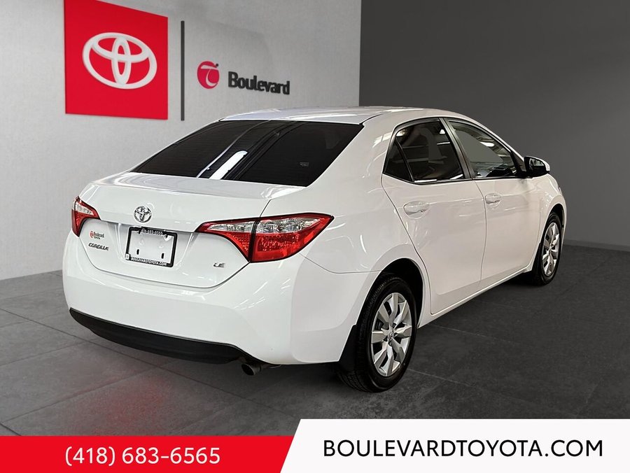 2014 Toyota Corolla 2014 White
