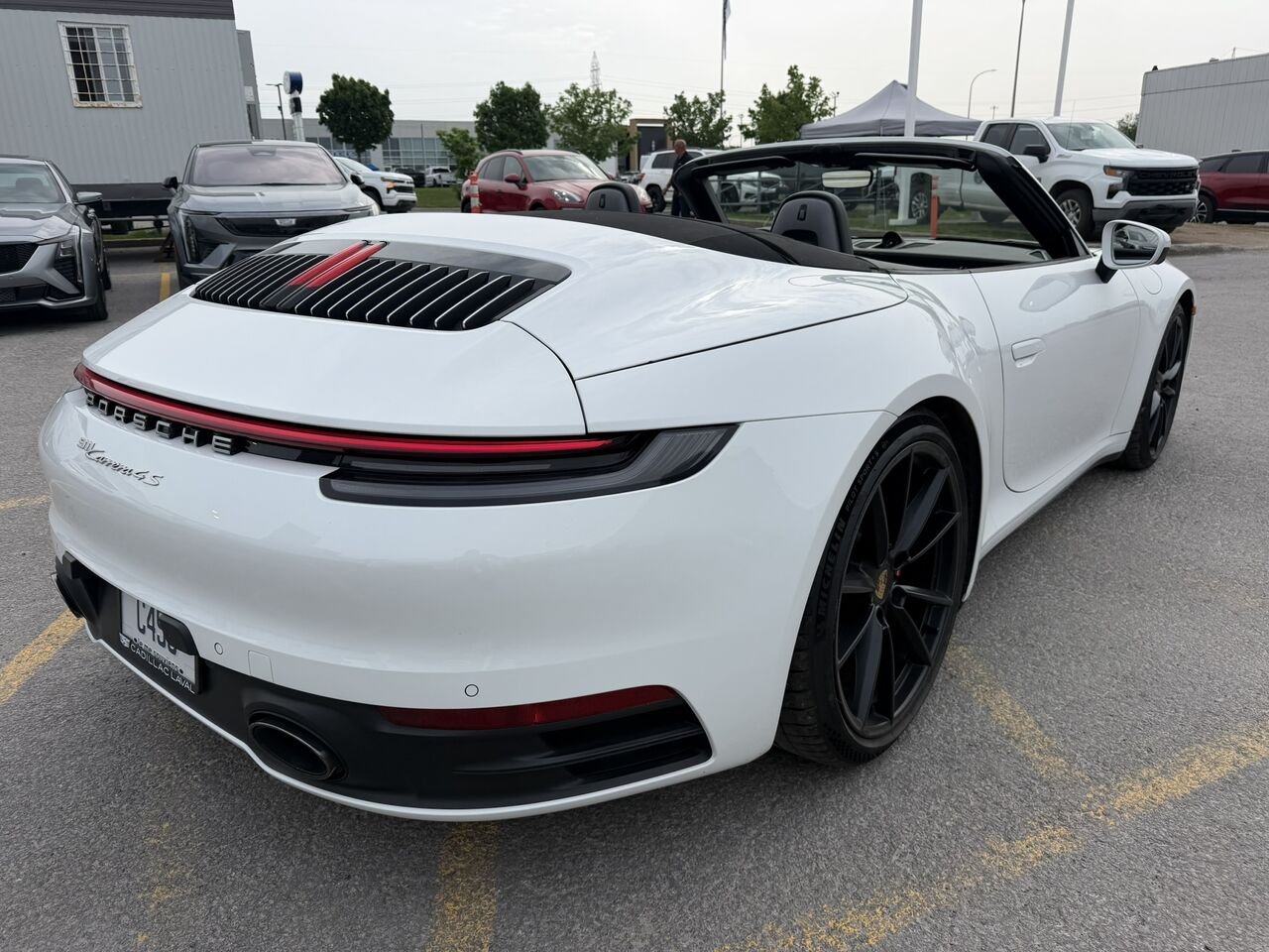 2020 Porsche 911 Carrera 4S Cabriolet GARANTIE CPO PORSCHE 05/2029 White Laval - photo #8