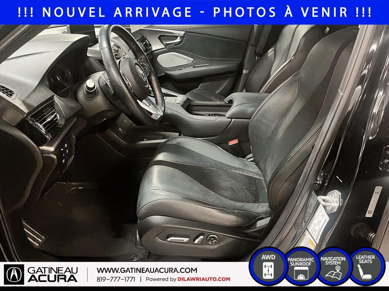 2022 Acura RDX A-Spec SH-AWD Black Gatineau - photo #9