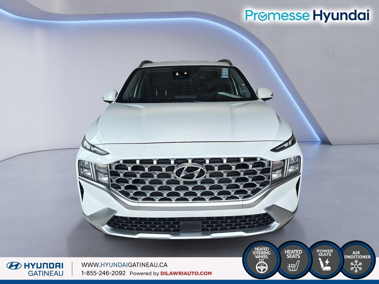 Hyundai Santa Fe 2021 Blanc Gatineau - photo #1