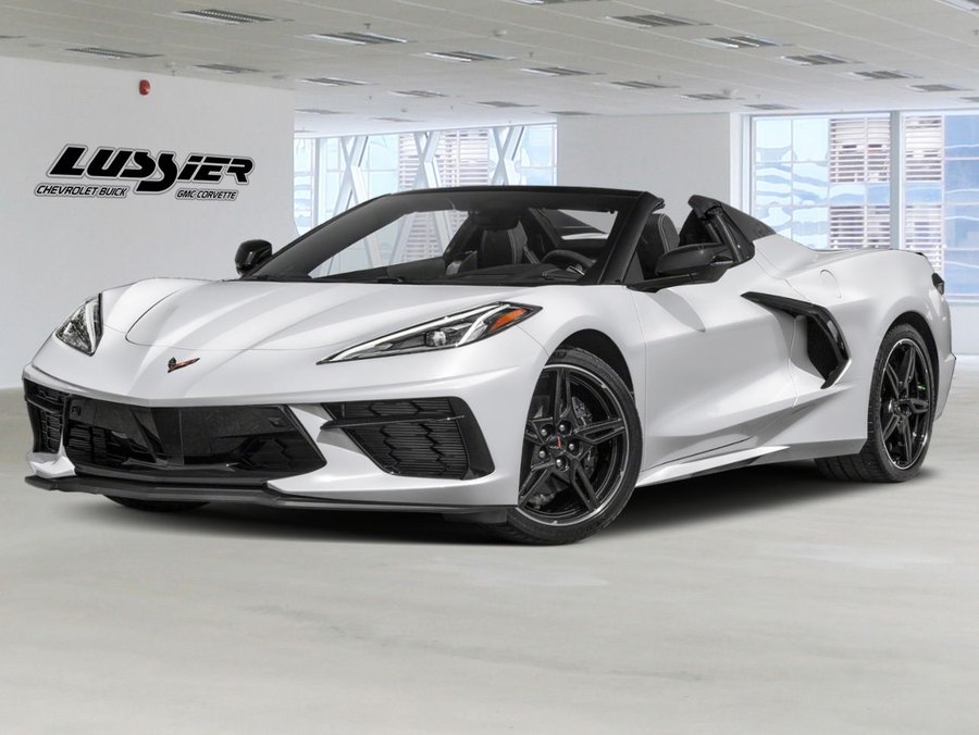 Chevrolet Corvette Stingray cabriolet 2 portes avec 2LT 2025 Blanc arctique