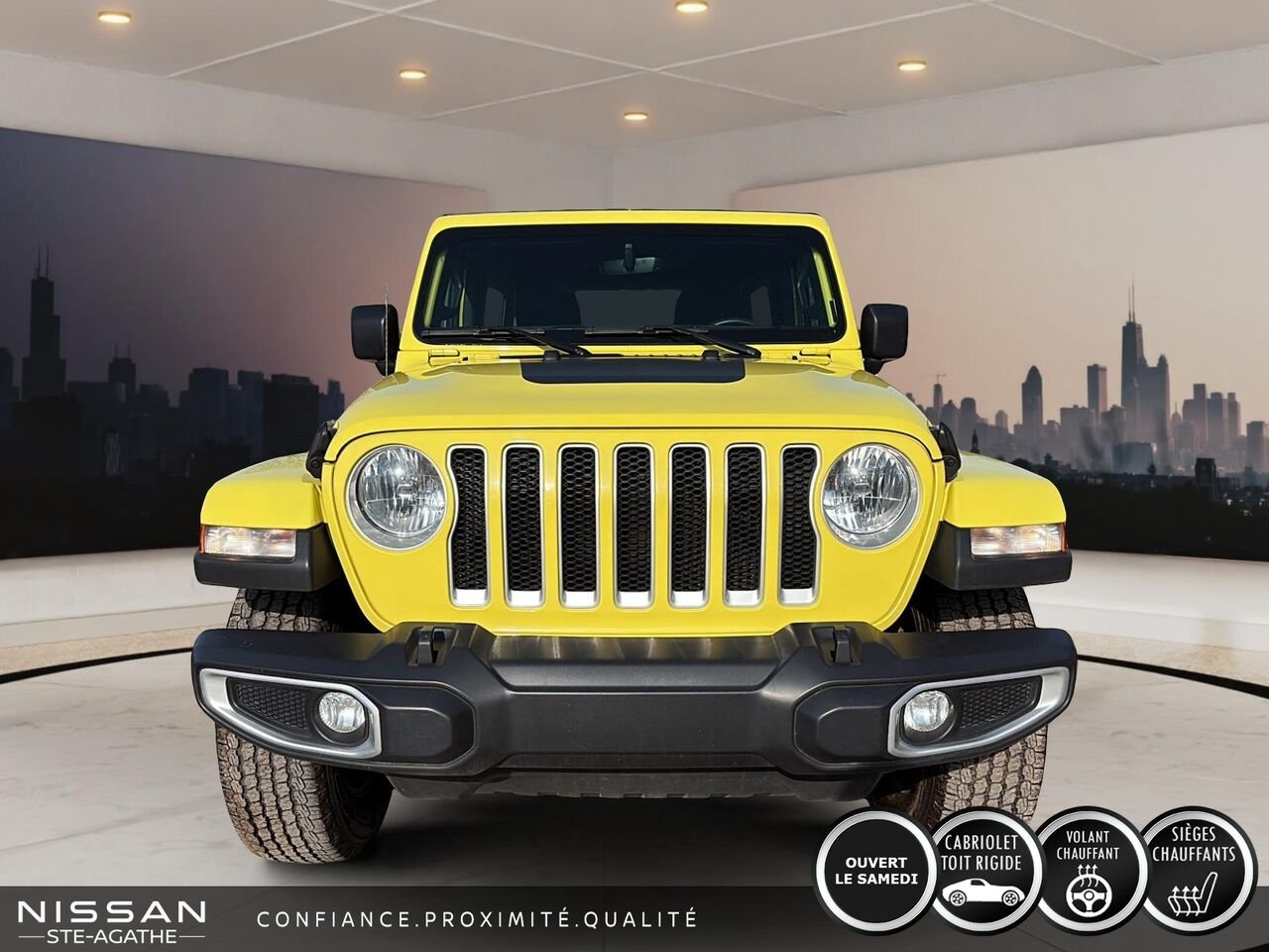 2023 Jeep Wrangler Sahara 4 portes 4x4 Yellow Saint-Jérôme - photo #1
