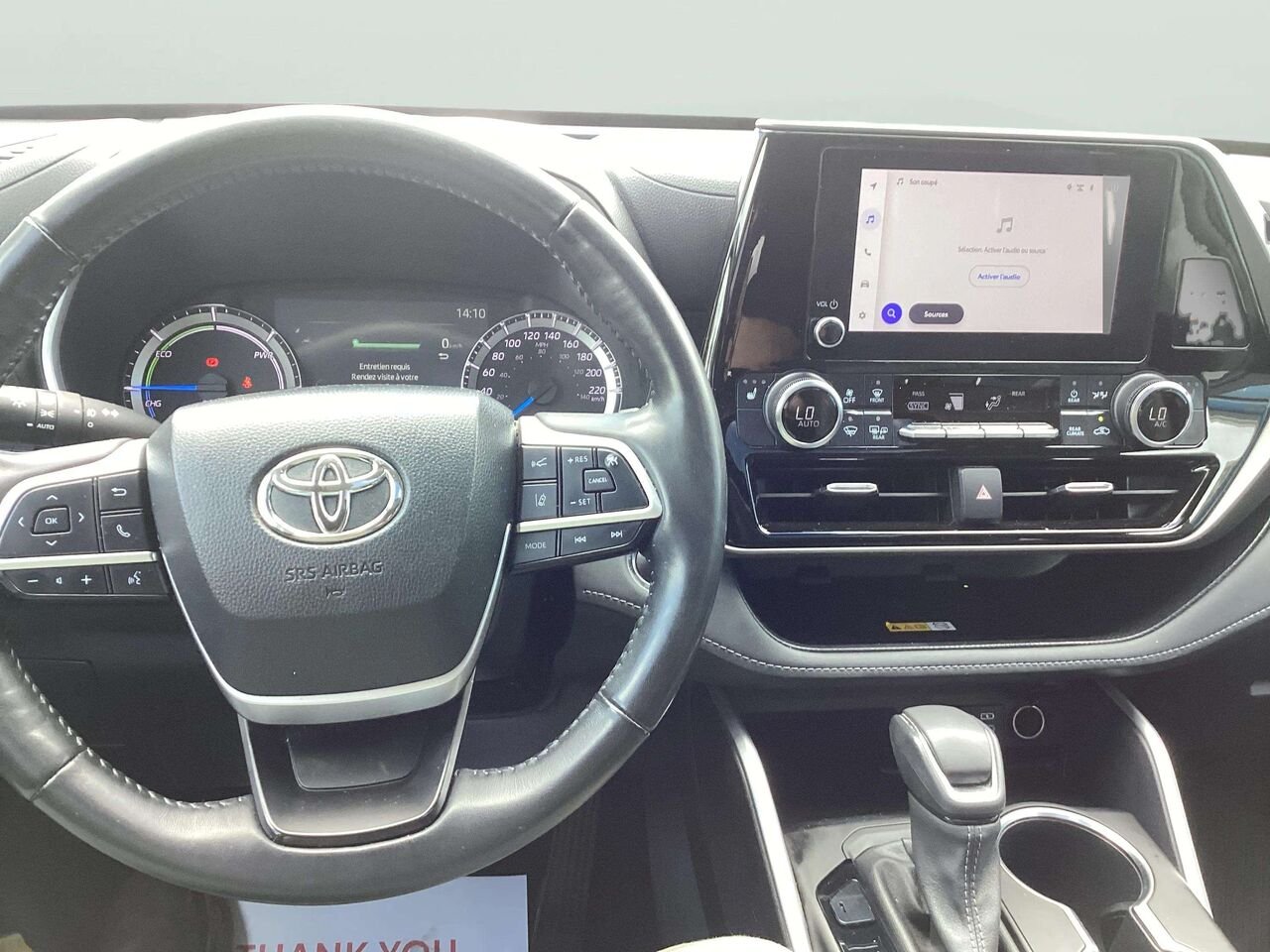 2023 Toyota Highlander XLE AWD Black Gatineau - photo #11