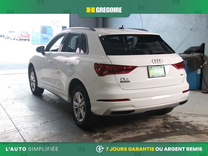 Audi Q3 822338 | Komfort AWD AUTO A/C MAGS CUIR TOIT CAM RECUL BLUE 2022 Blanc Laval - photo #4