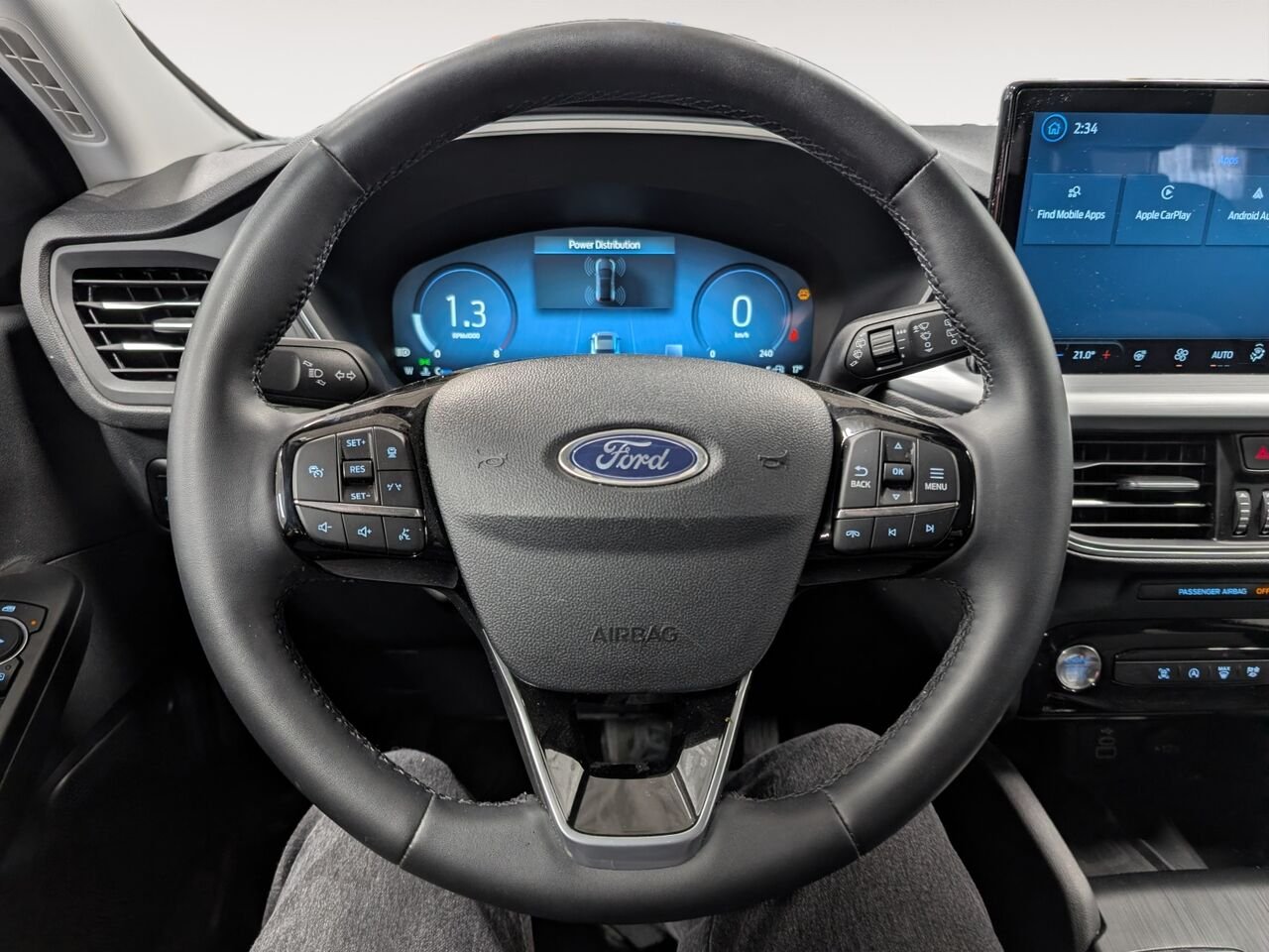 Ford Escape PLATINUM/AWD/SIÈGES CHAUFFANT/VOLANT CHAUFFANT/AC BIZONE 2025 Noir Sherbrooke - photo #12