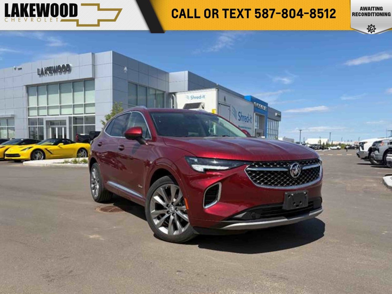 2022 Buick Envision AWD 4dr Avenir Red Sherwood Park - photo #0