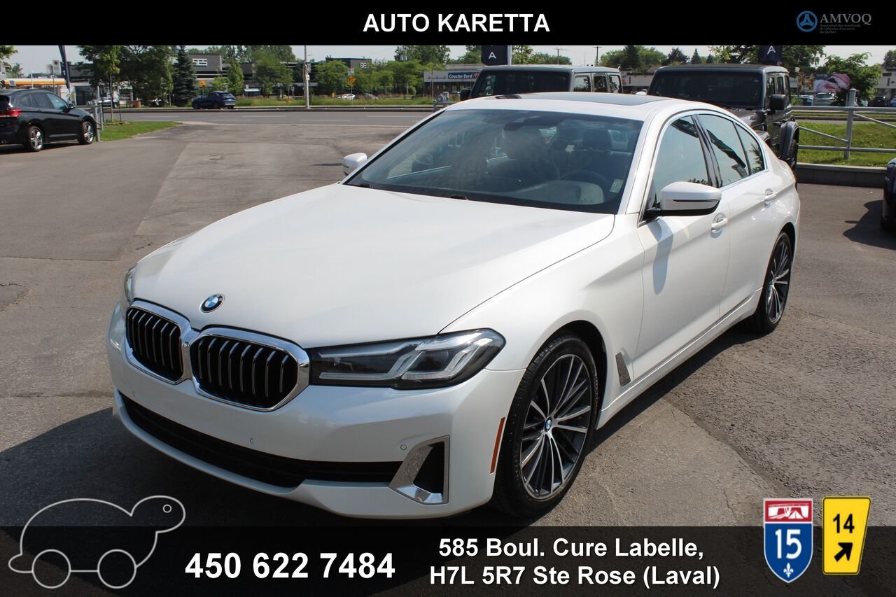 BMW 5 Series VIN: WBA13BJ06MCG37906 2021 Blanc Sainte-Rose - photo #0