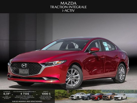 Mazda Mazda3 2025 2025 Rouge vibrant cristal métallisé