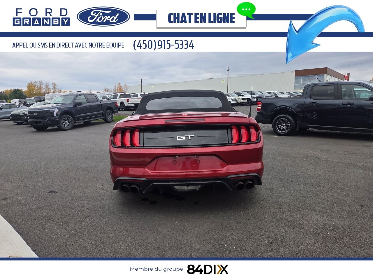 Ford Mustang 2020 Rouge Granby - photo #5