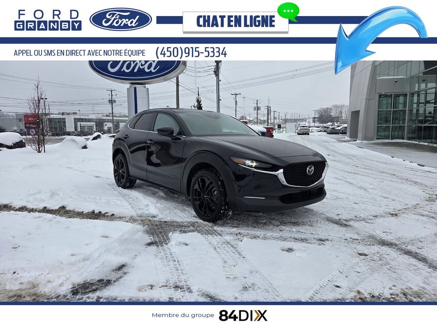 Mazda CX-30 GS AWD, SIEGES ET VOLANT CHAUFFANTS 2023 Noir