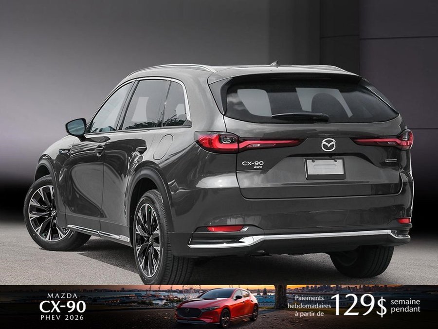 Mazda CX-90 hybride rechargeable 2026 2026 Gris mécanique métallisé