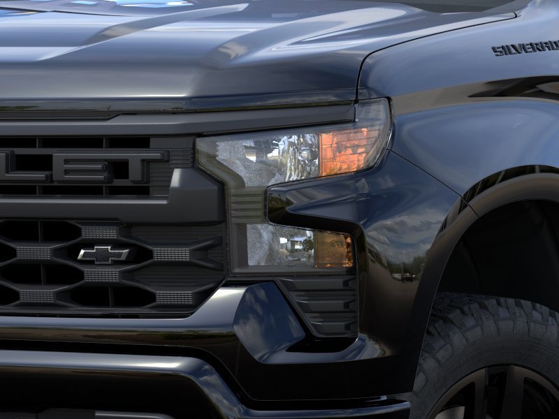 CHEVROLET Silverado 1500 Custom cabine multiplace 4RM 157 po 2026 NOIR Sherbrooke - photo #9