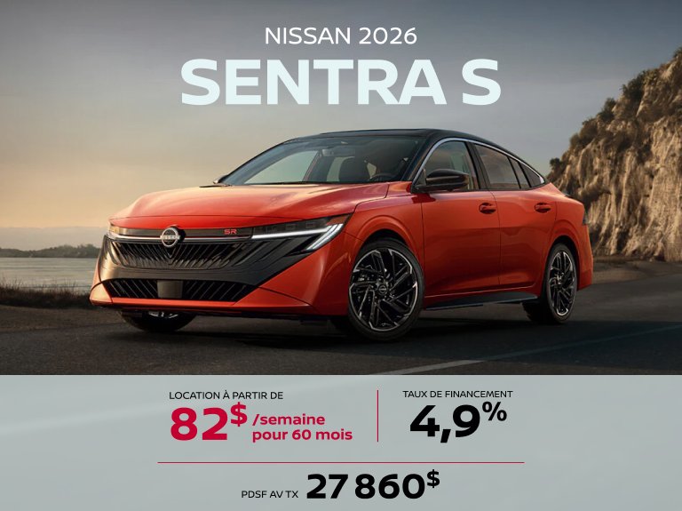 Nissan blainville Accueil avril SENTRA S