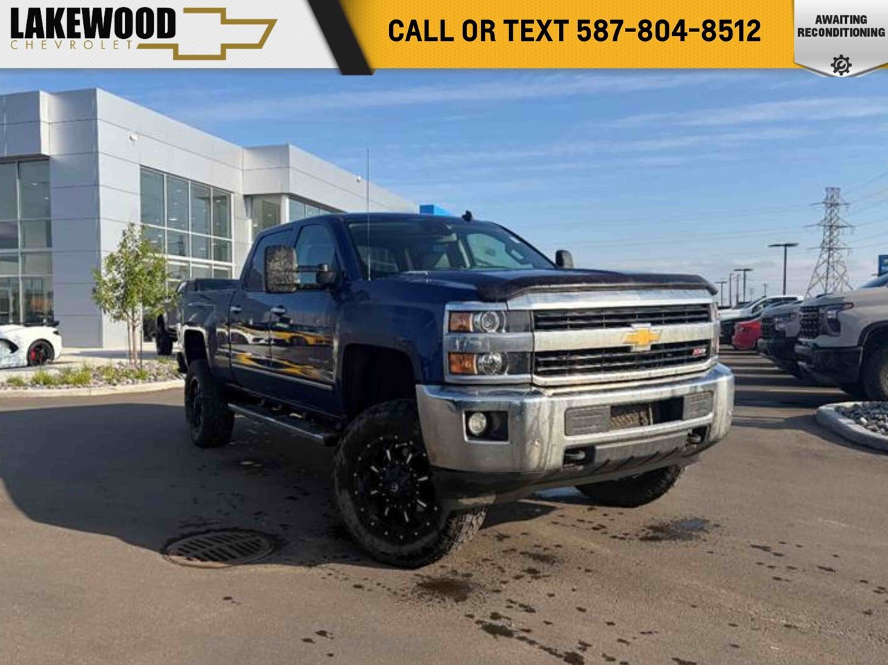 2015 Chevrolet Silverado 2500HD 4WD Crew Cab 153 LTZ Blue Sherwood Park - photo #0