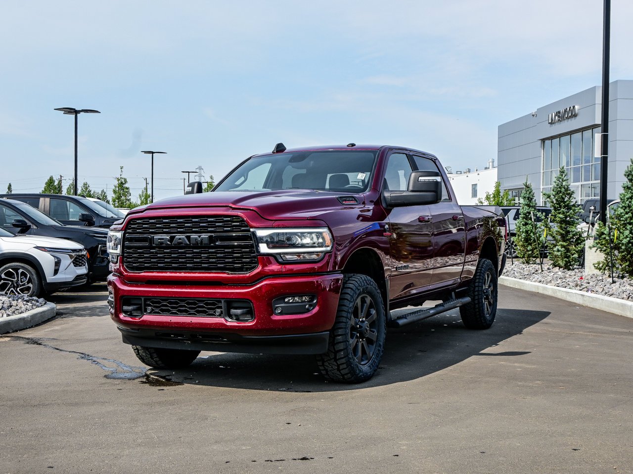 2024 Ram 2500 Big Horn 4x4 Crew Cab 6'4 Box Red Sherwood Park - photo #3