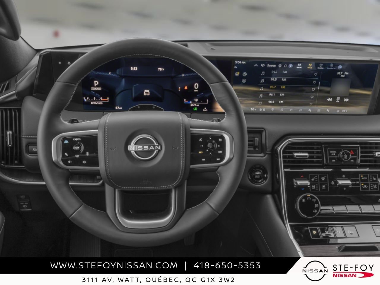 2026 NISSAN Armada Everest White Pearl Tricoat Ste-Foy - photo #7