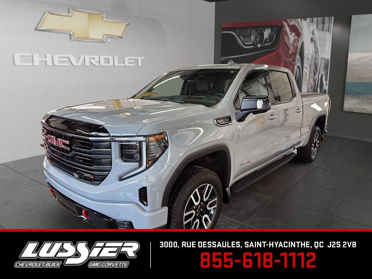 GMC Sierra 1500 AT4 cabine multiplace 4RM 157 po 2025 Gris Saint-Hyacinthe - photo #0