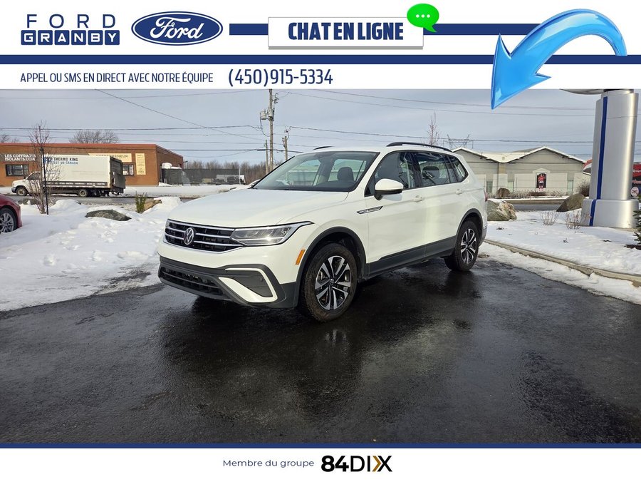 Volkswagen Tiguan Trendline AWD, CAMERA, ANDROID AUTO 2023 Blanc