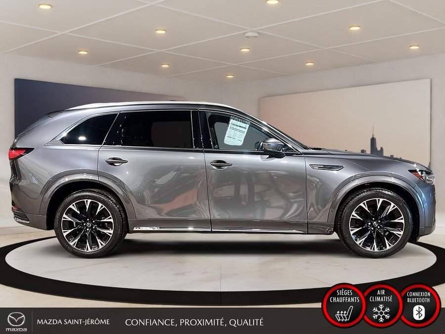 2024 Mazda CX-90 hybride léger Signature | TOIT PANORAMIQUE | AWD | CUIR | SIEGES CAPITAINES | Grey