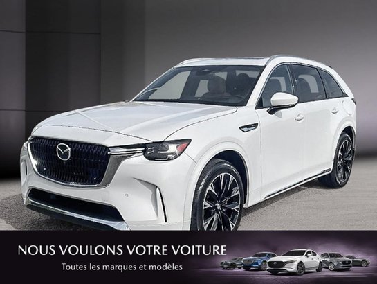Mazda CX-90 hybride rechargeable 2026 2026 Blanc rhodium métallisé