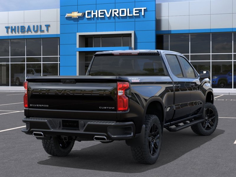 CHEVROLET SILVERADO 1500 Custom Trail Boss cabine multiplace 4RM 157 po 2026 Noir Sherbrooke - photo #3