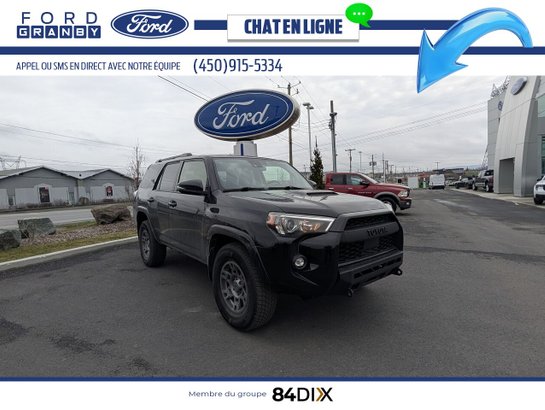 Toyota 4Runner TRD OffRoad, Toit ouvrant 4 roues motrices, Cuir 2021 Noir