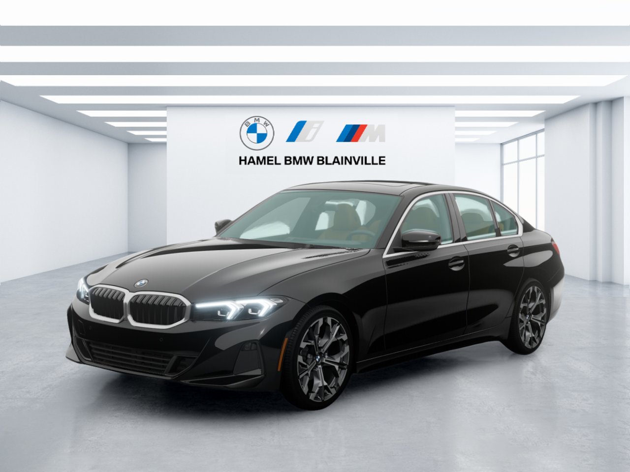 2026 BMW 3 Series Loc. 48 m. 781$/mois à 0% Black Sapphire Metallic Blainville - photo #0