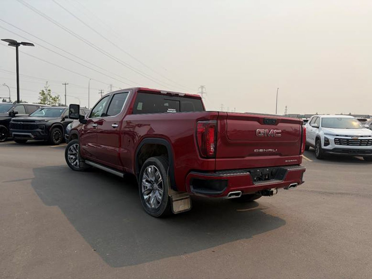 2024 GMC Sierra 1500 4WD Crew Cab 147 Denali Red Sherwood Park - photo #3