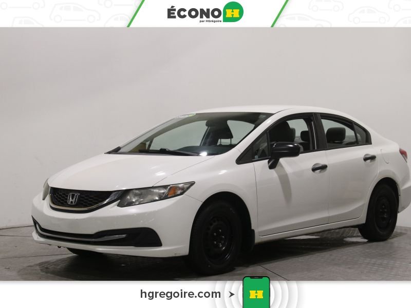2014 Honda Civic White Blainville - photo #2