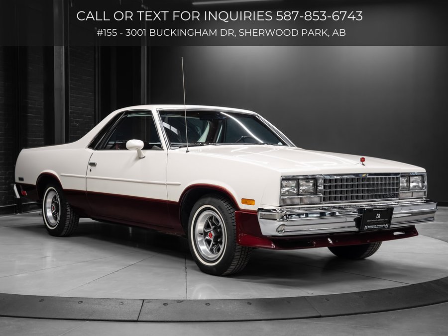1984 Chevrolet El Camino SS 1984 White