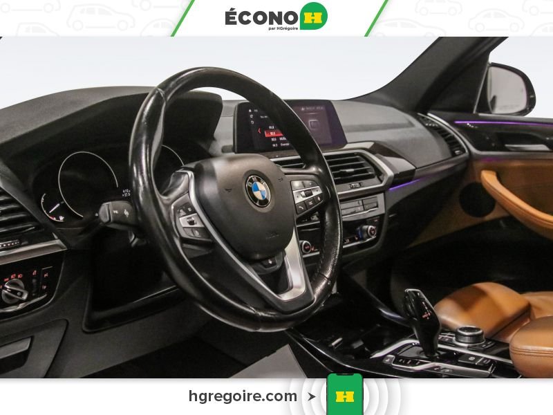 BMW X3 727822A | xDrive30i AUTO A/C CUIR TOIT NAV MAGS CAM BLUETOOT 2021 Noir Laval - photo #9