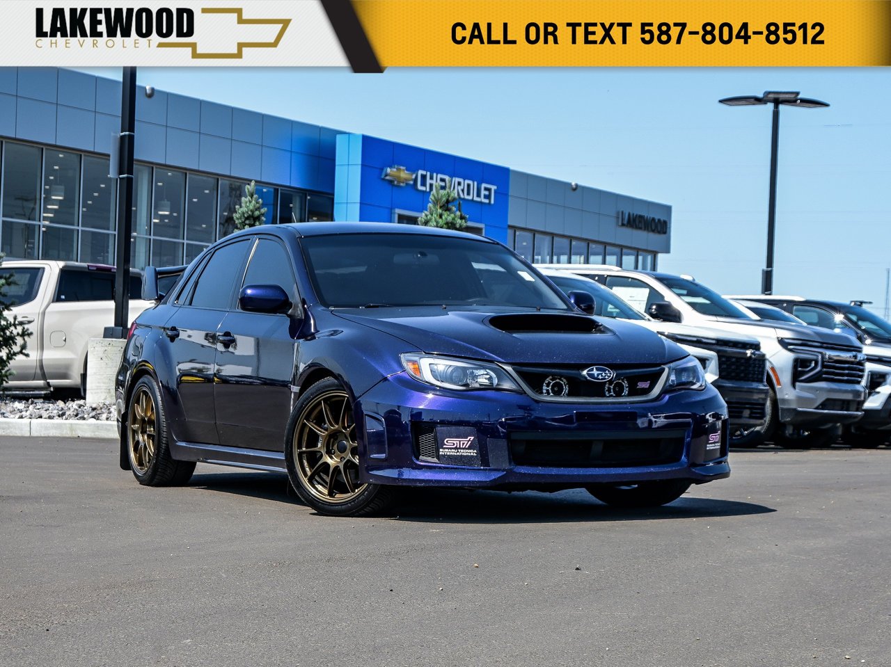 2011 Subaru Impreza 4dr Sdn WRX STI Blue Sherwood Park - photo #0