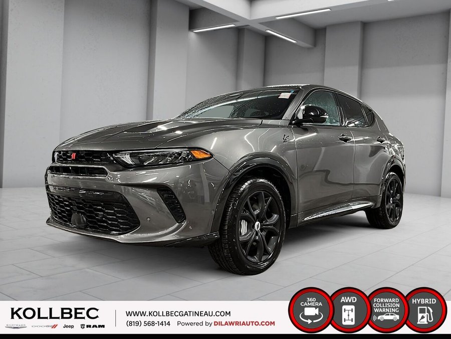 Dodge Hornet *** CLEAN CARFAX + BAS KILOMÉTRAGE + HYBRIDE BRANCHABLE *** 2024 Gris