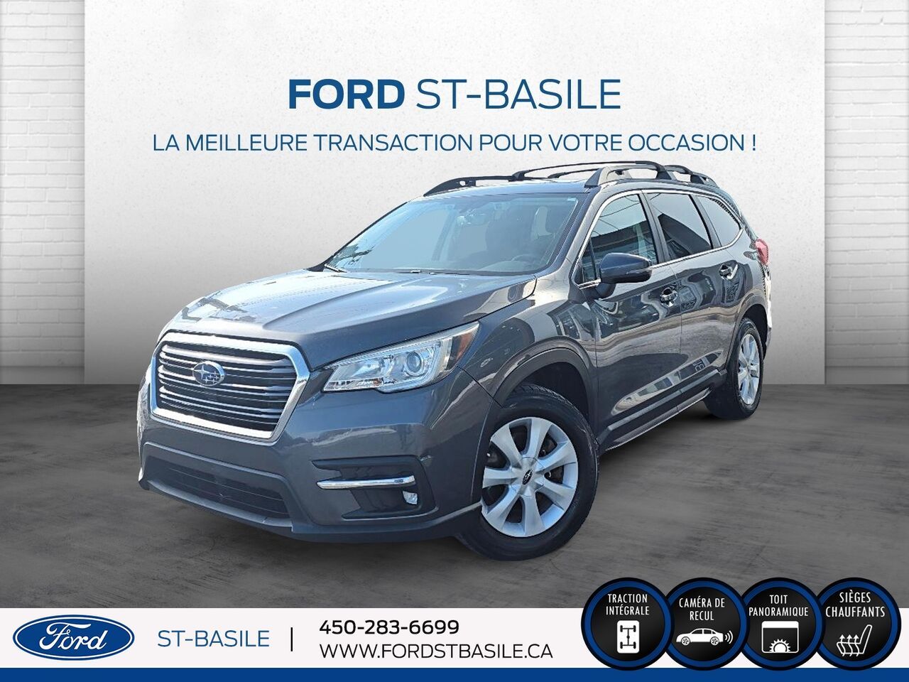 Black 2020 Subaru Ascent SUV / Crossover Automatic