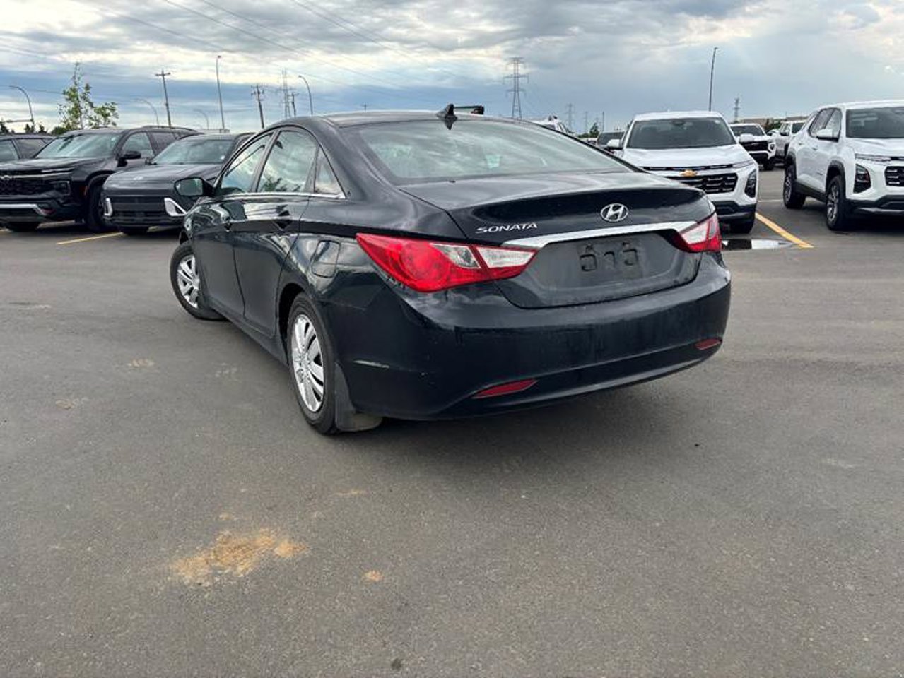 2012 Hyundai Sonata 4dr Sdn 2.4L Auto GLS Black Sherwood Park - photo #3