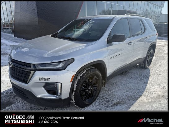 2022 Chevrolet Traverse LS Awd, 7 passagers, Siège électrique, Entrée sans clef Silver