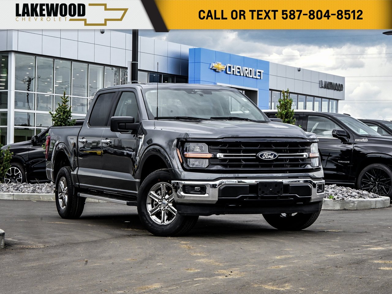 2025 Ford F-150 XLT 4WD SuperCrew 5.5' Box Grey Sherwood Park - photo #0
